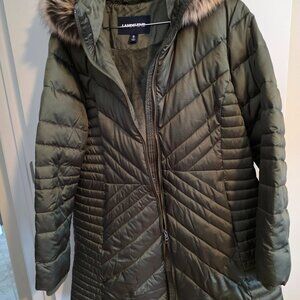 Women's Lands End Winter Puffer Coat size XL (18)